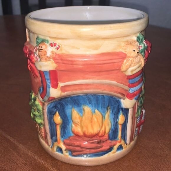 Christmas 3D Ceramic Mug By Susan Winget - Picture 2 of 7